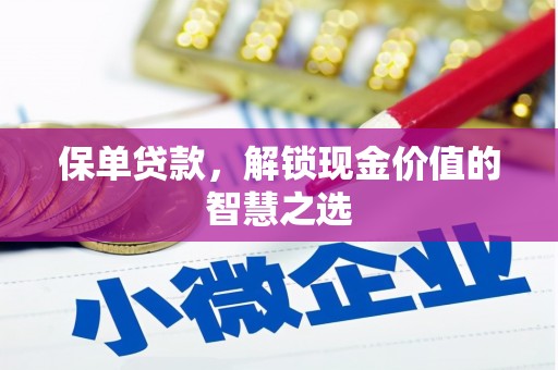 吉木乃保单贷款，解锁现金价值的智慧之选