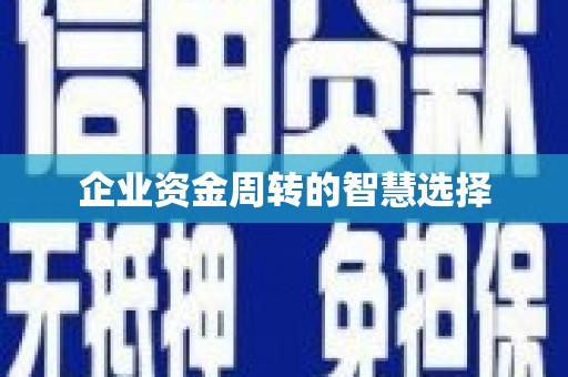吉木乃企业资金周转的智慧选择