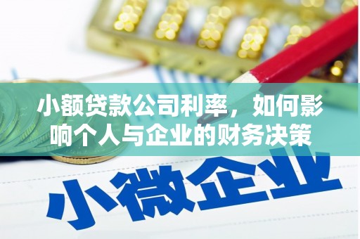 吉木乃小额贷款公司利率，如何影响个人与企业的财务决策