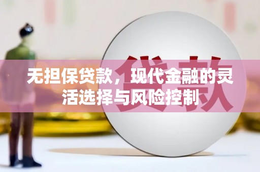 吉木乃无担保贷款，现代金融的灵活选择与风险控制