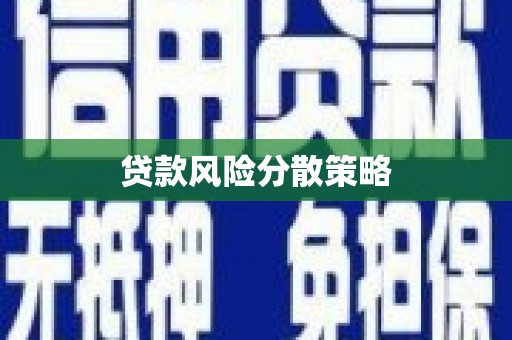 吉木乃贷款风险分散策略