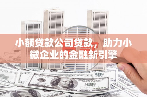 吉木乃小额贷款公司贷款，助力小微企业的金融新引擎