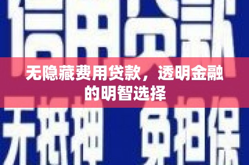 吉木乃无隐藏费用贷款，透明金融的明智选择