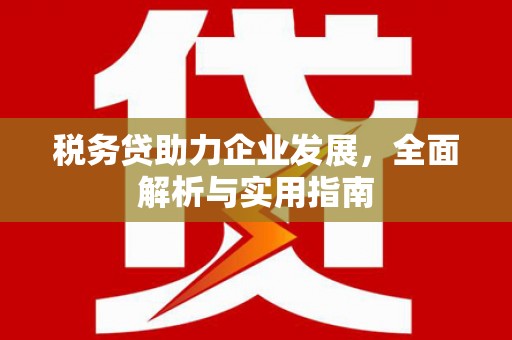 吉木乃税务贷助力企业发展，全面解析与实用指南