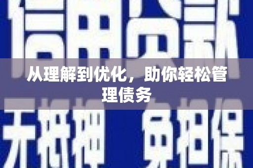 吉木乃从理解到优化，助你轻松管理债务