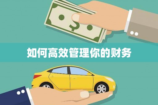 吉木乃如何高效管理你的财务